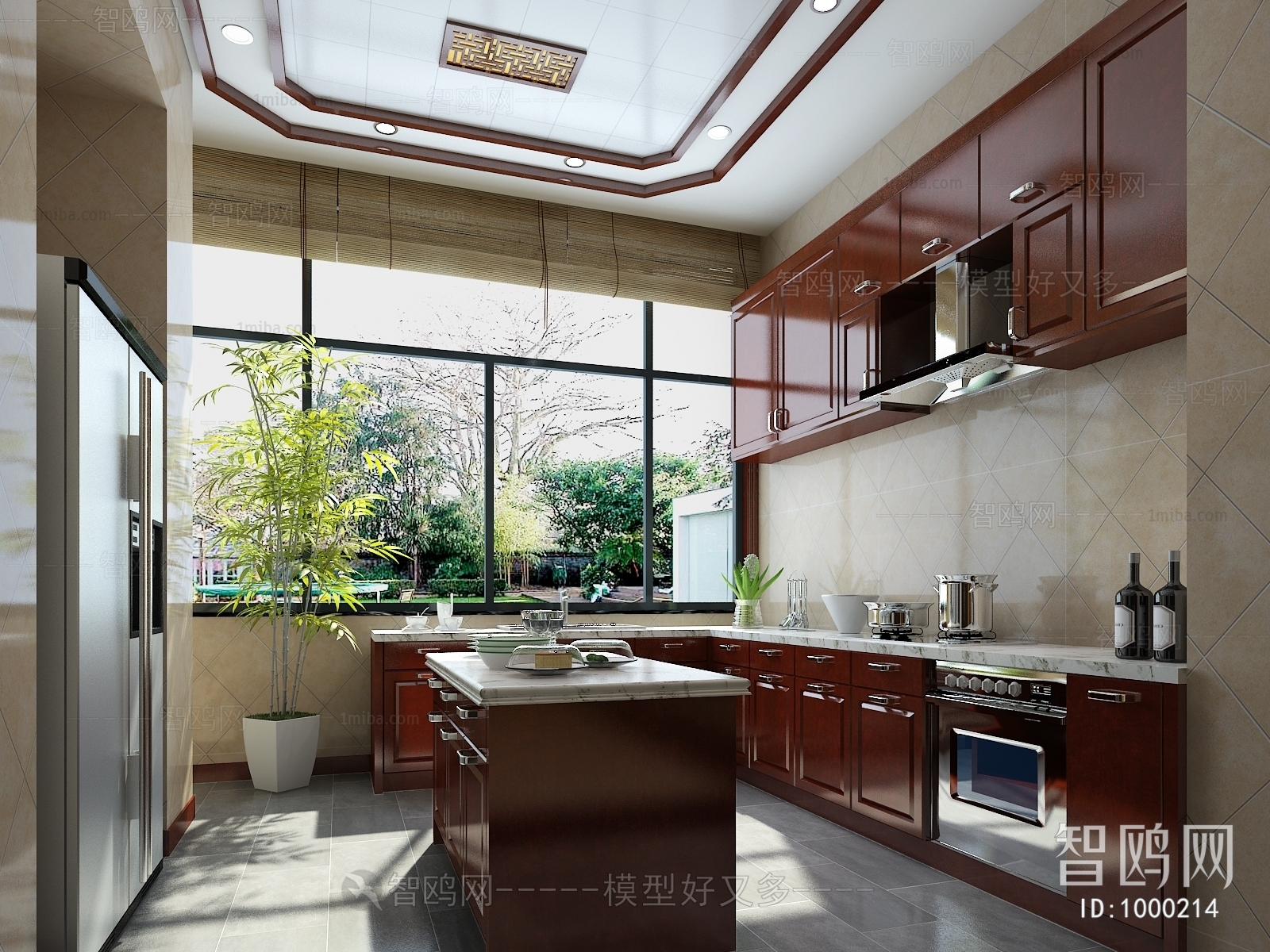 Chinese Style Open Kitchen