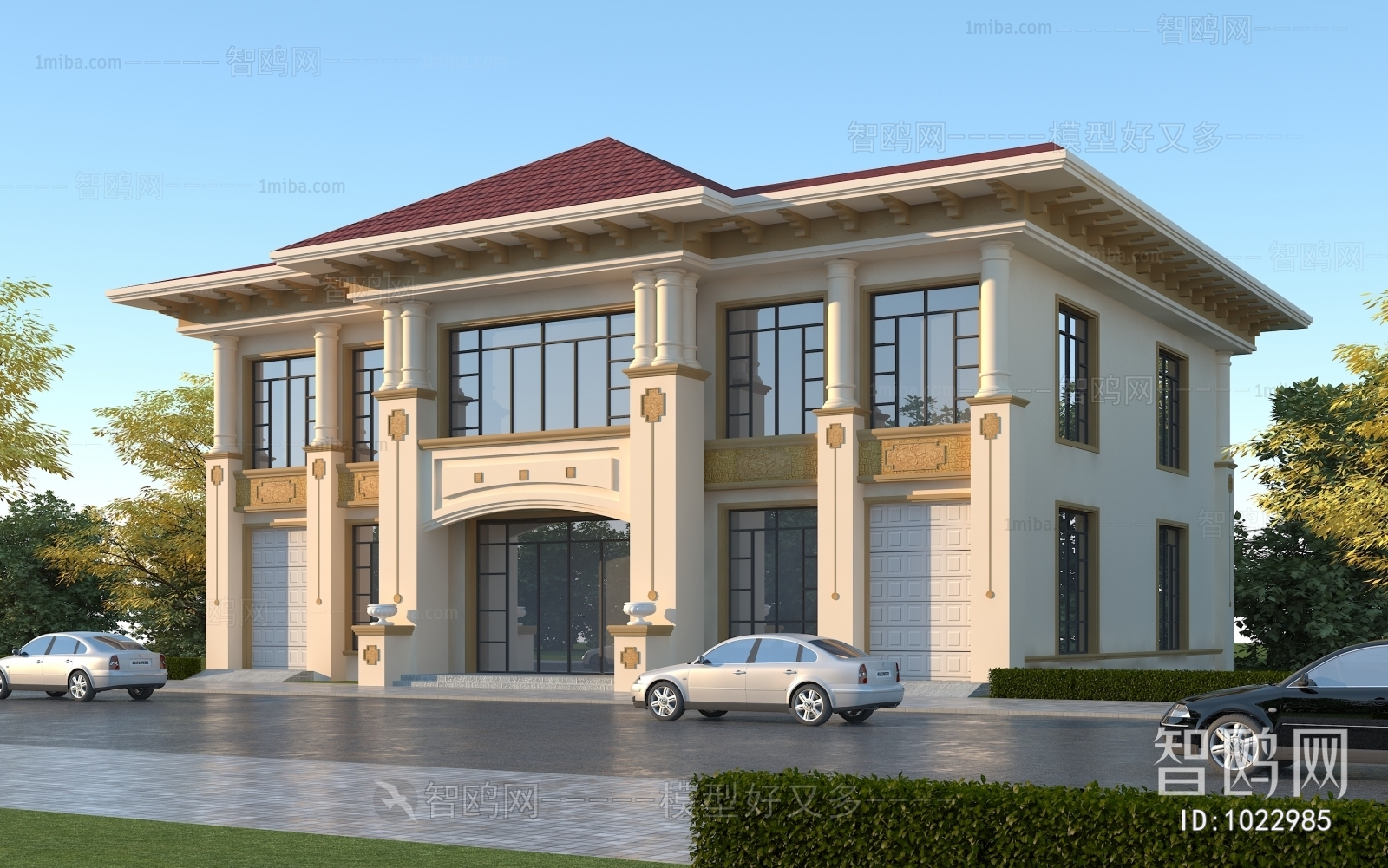 European Style Villa Appearance