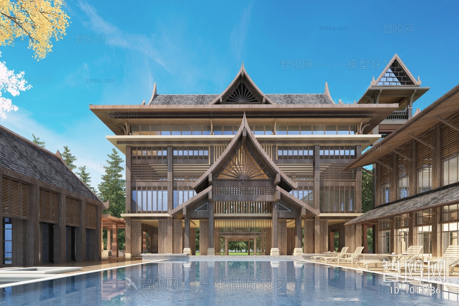 Southeast Asian Style Villa Appearance