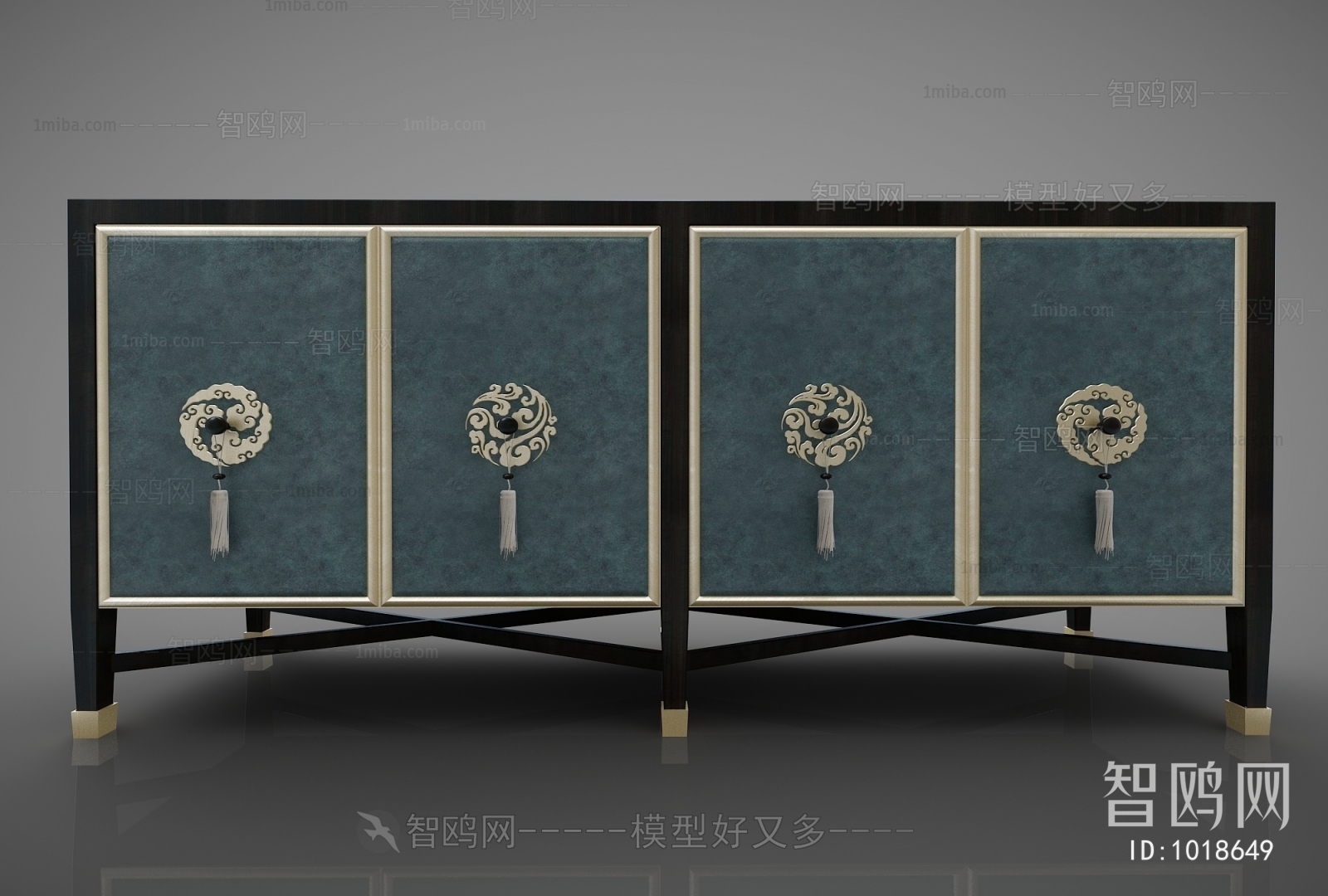 New Chinese Style Decorative Cabinet
