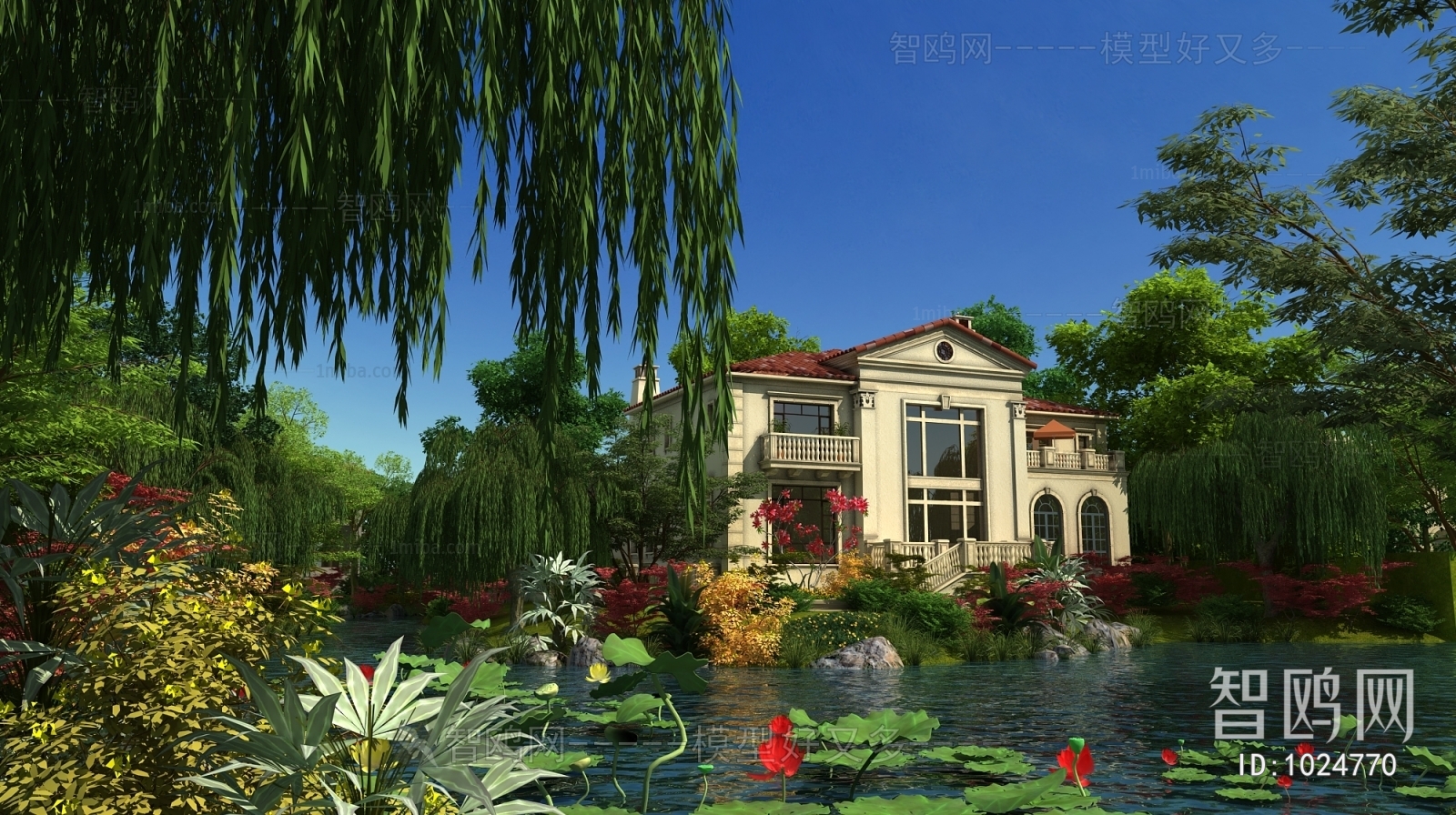 Simple European Style Villa Appearance