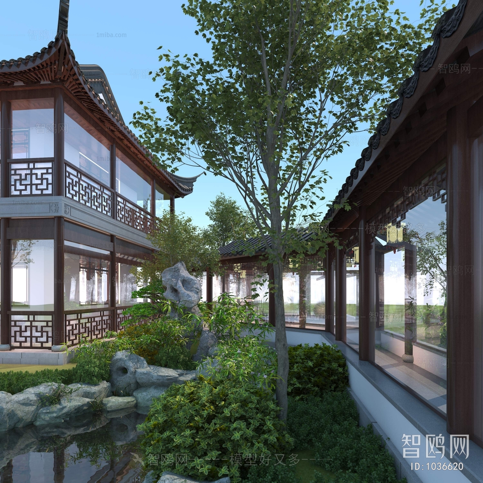 Chinese Style Courtyard/landscape