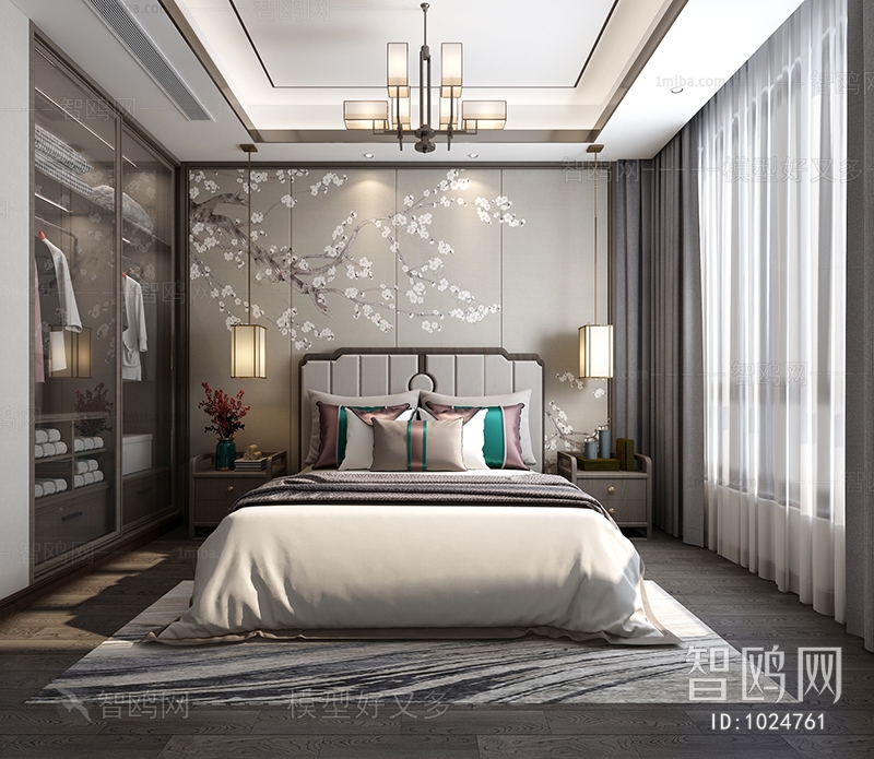 New Chinese Style Bedroom