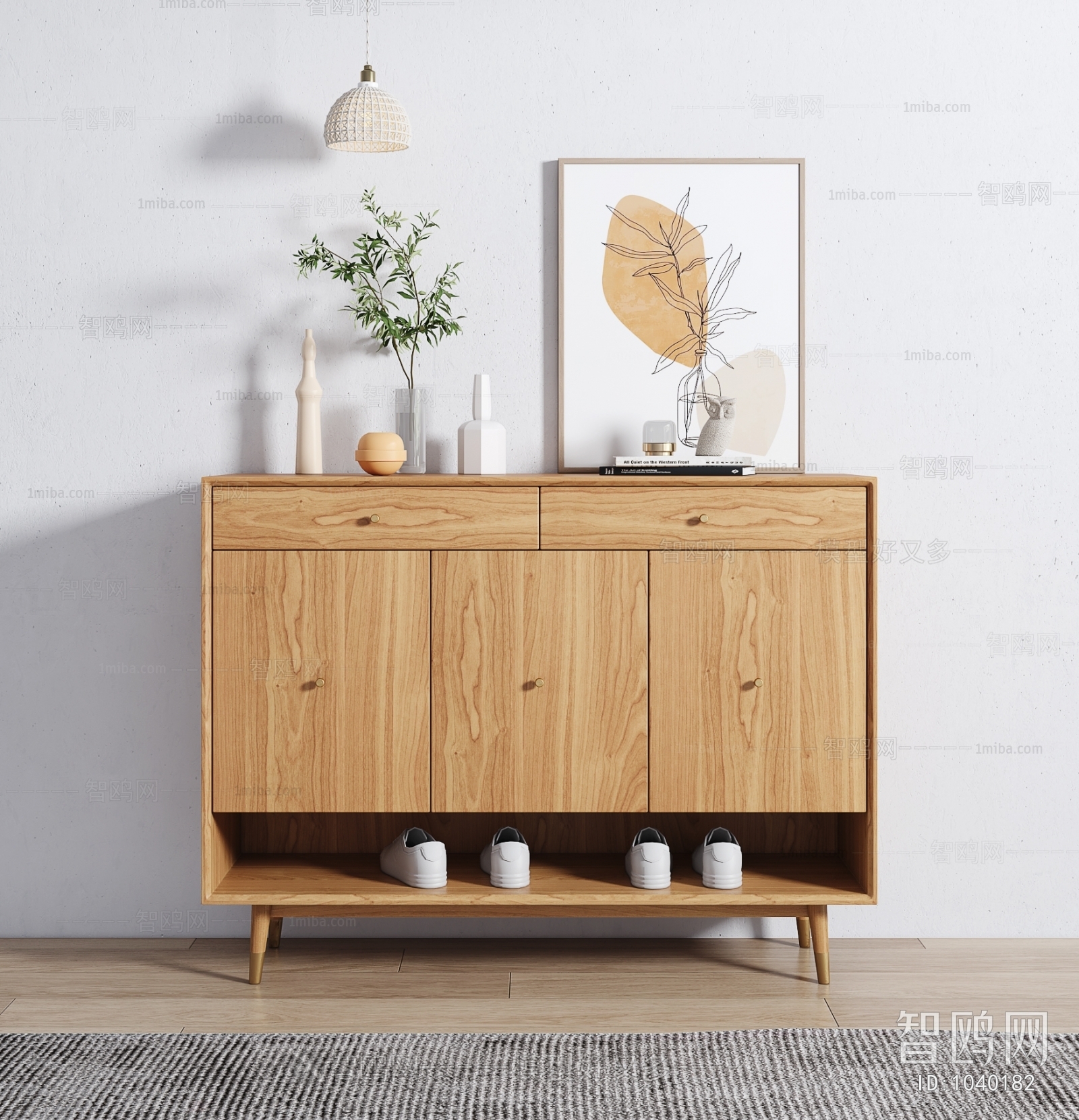 Nordic Style Shoe Cabinet