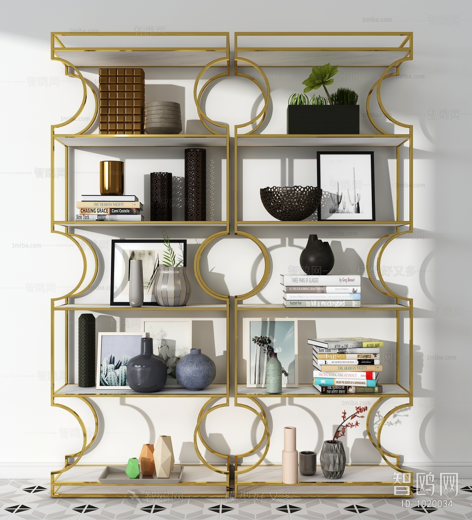 Post Modern Style Decorative Cabinet