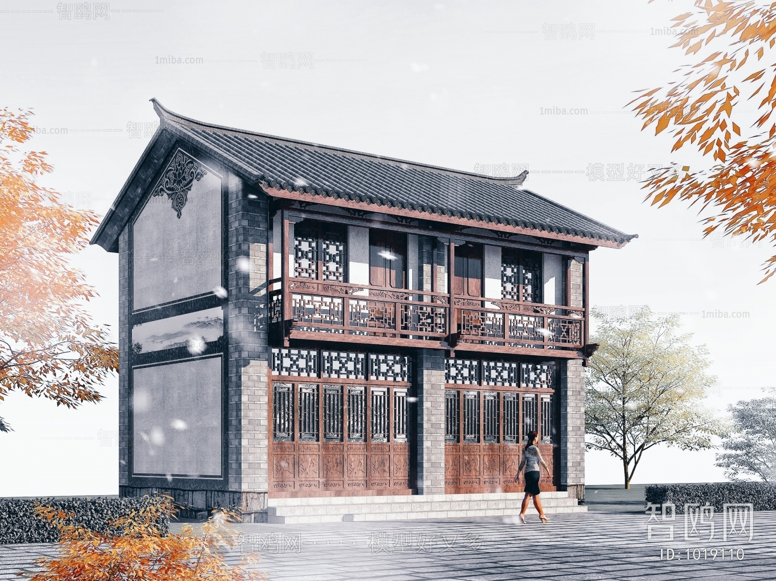 Chinese Style Ancient Architectural Buildings