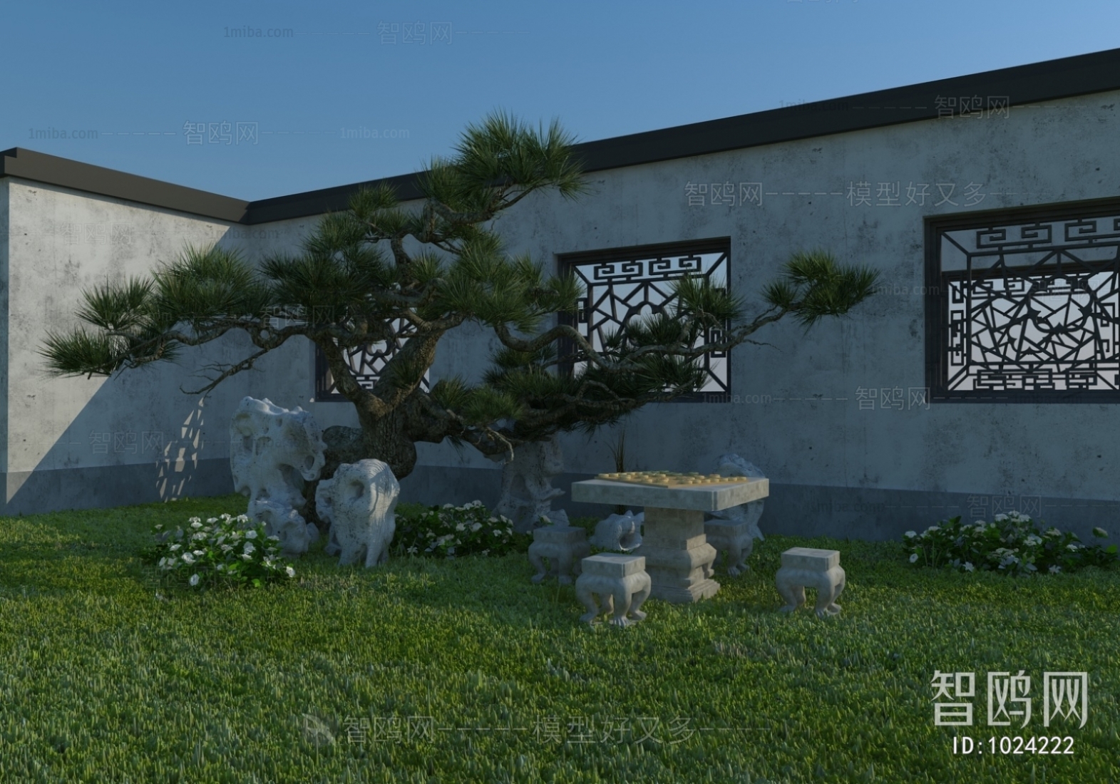 Chinese Style Courtyard/landscape