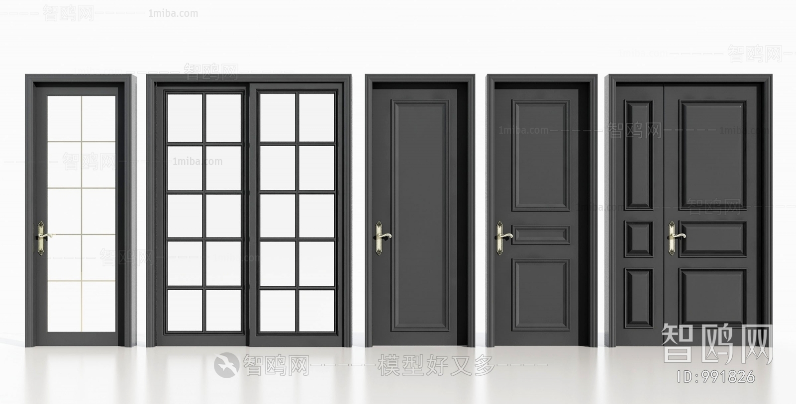 Simple European Style Door