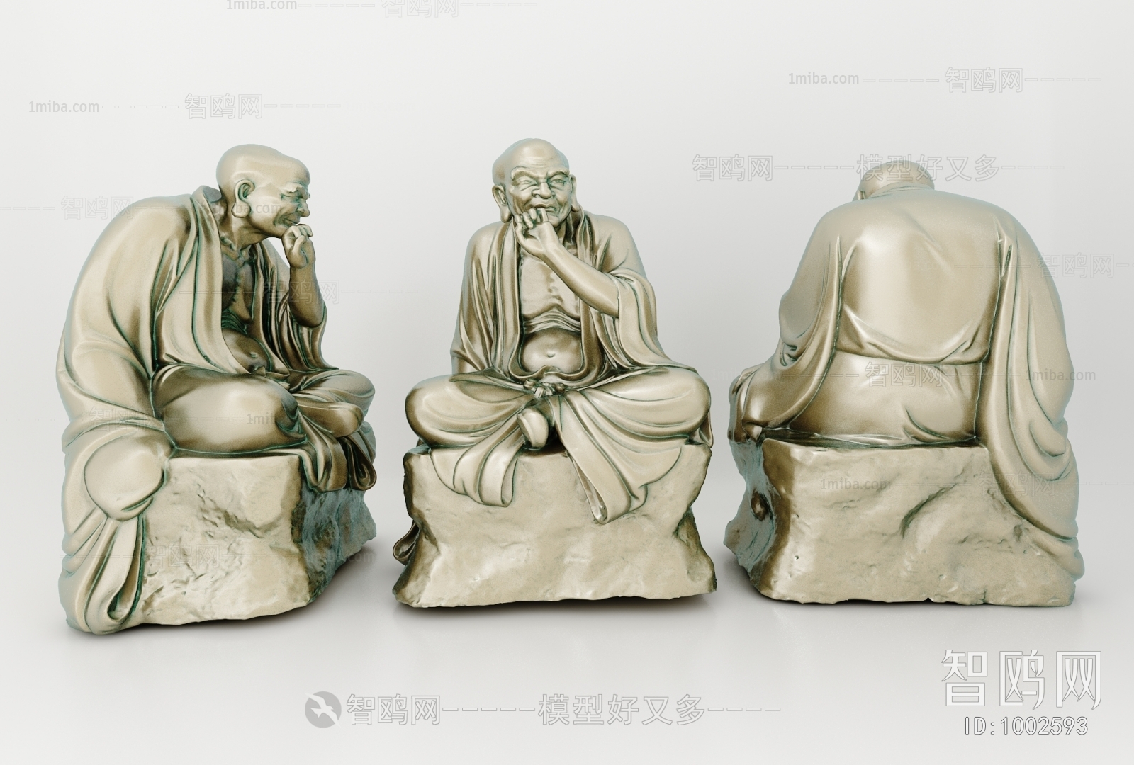 中式佛像雕塑