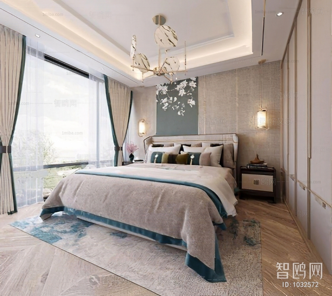 New Chinese Style Bedroom