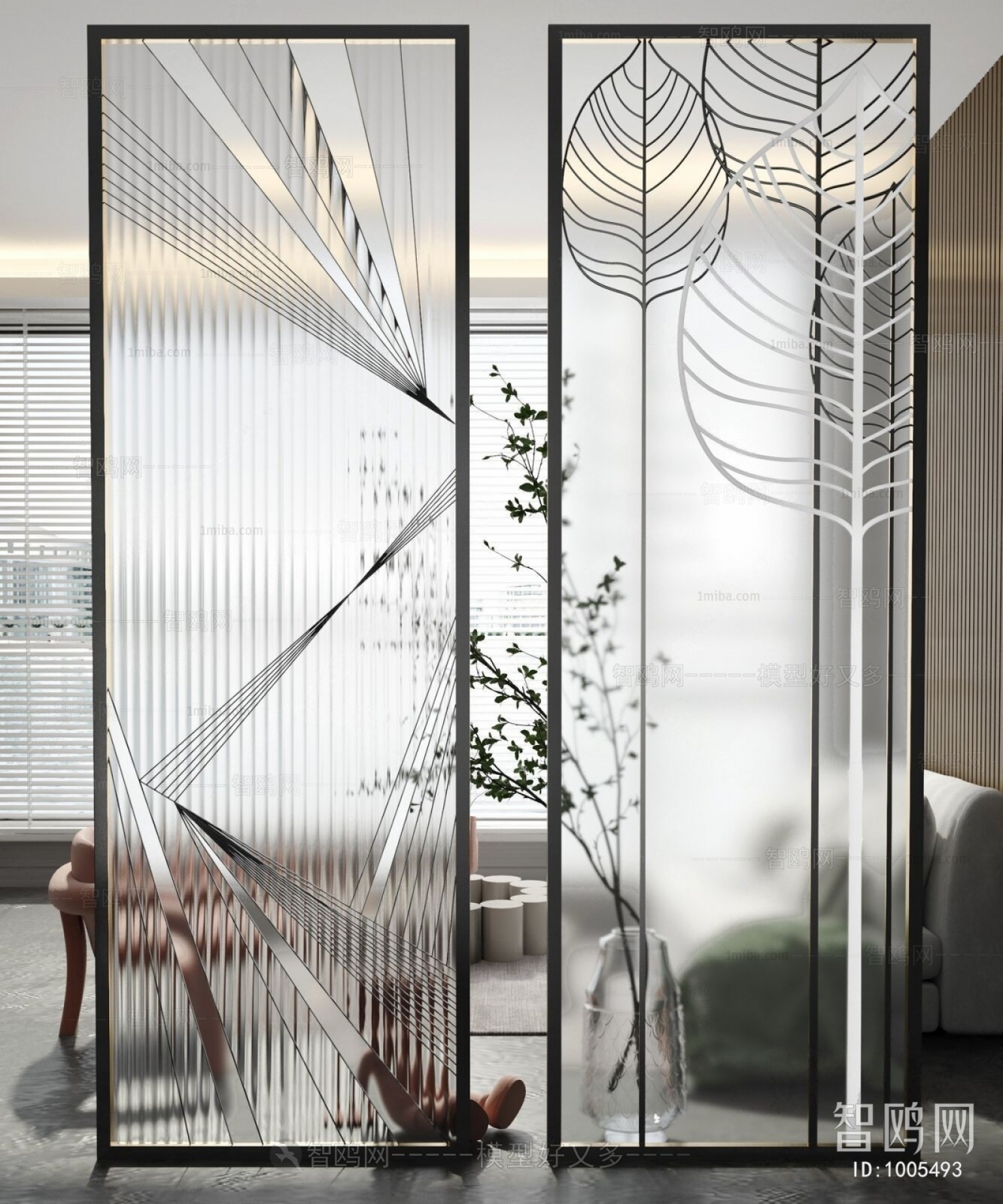 Modern Glass Screen Partition