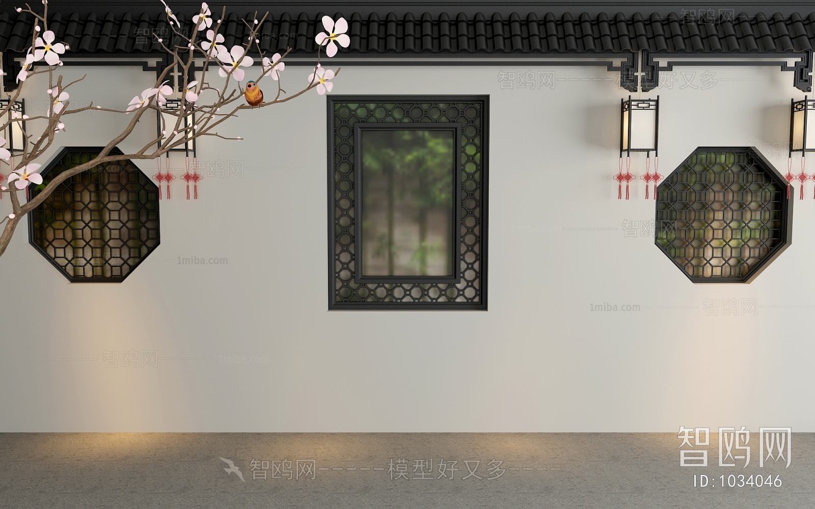 Chinese Style TV Wall