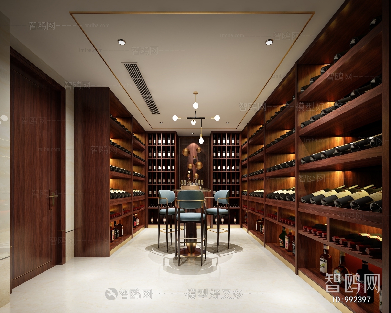 New Chinese Style Wine Cellar/Wine Tasting Room