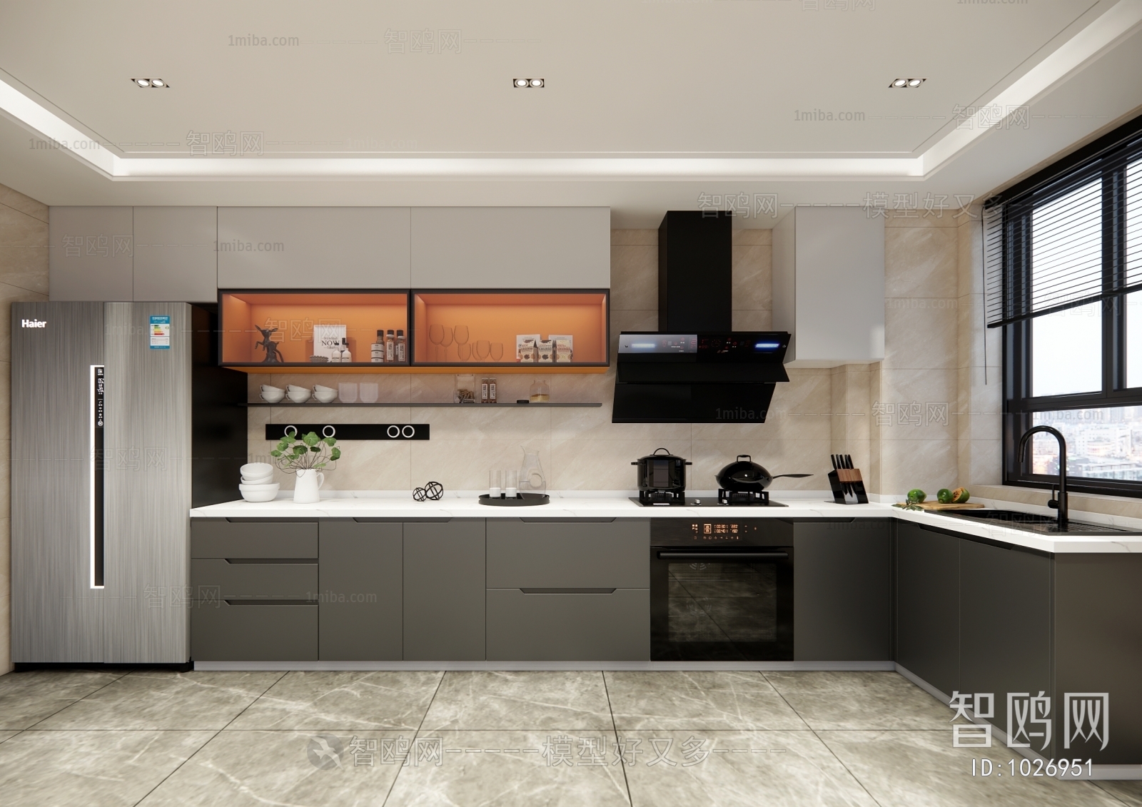 Modern The Kitchen