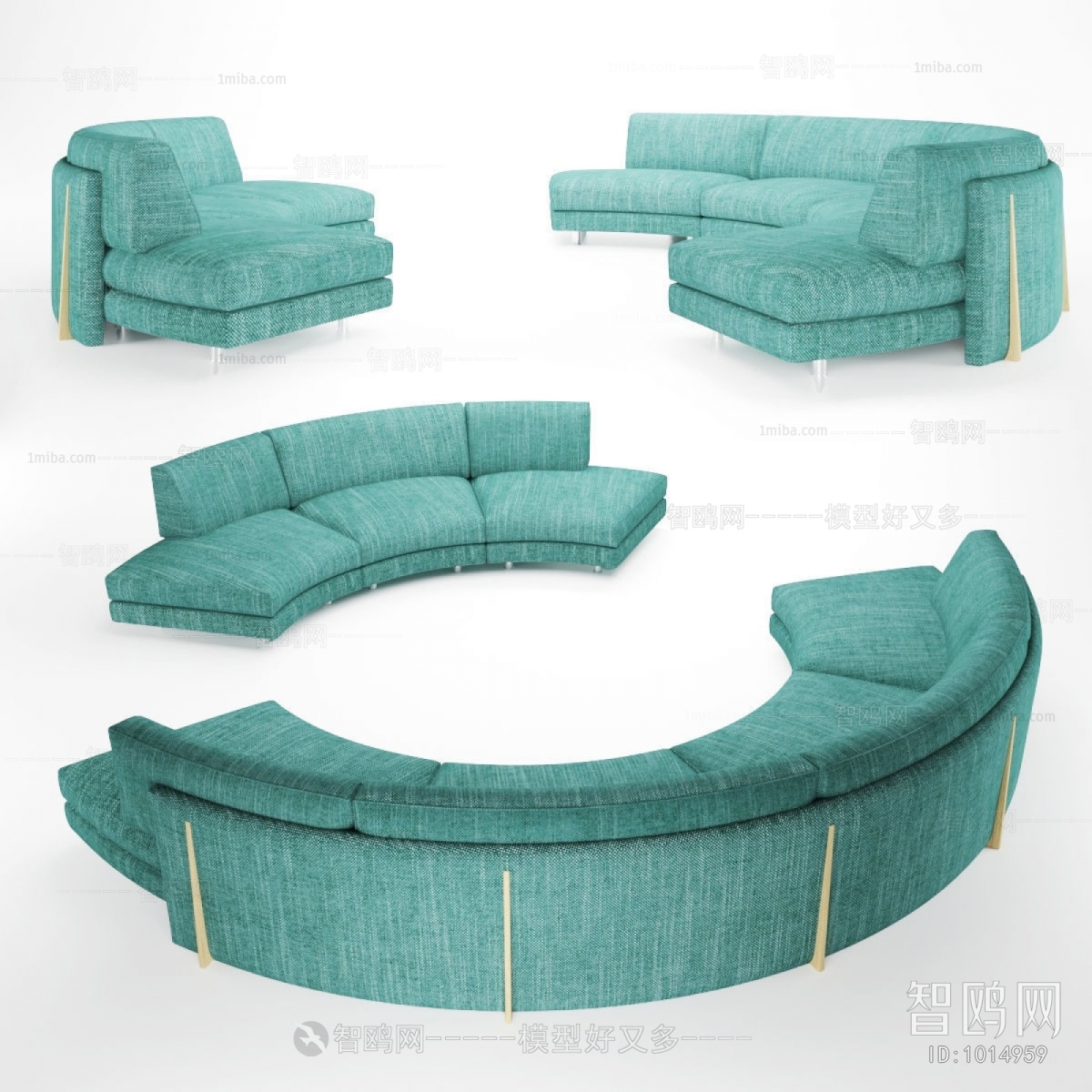 Modern Curved Sofa