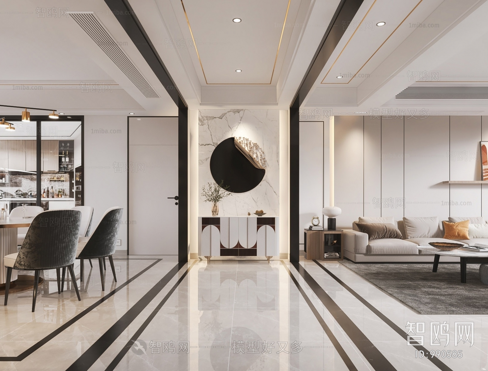 Modern Hallway