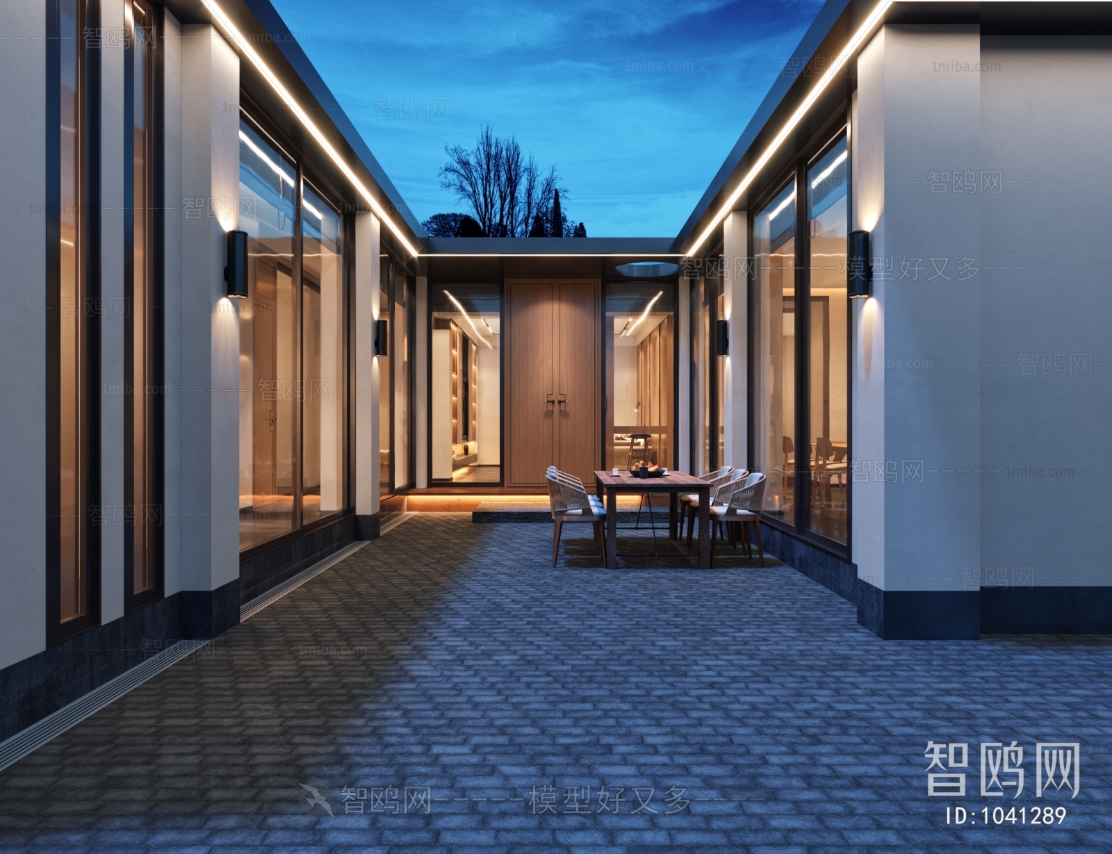 New Chinese Style Courtyard/landscape