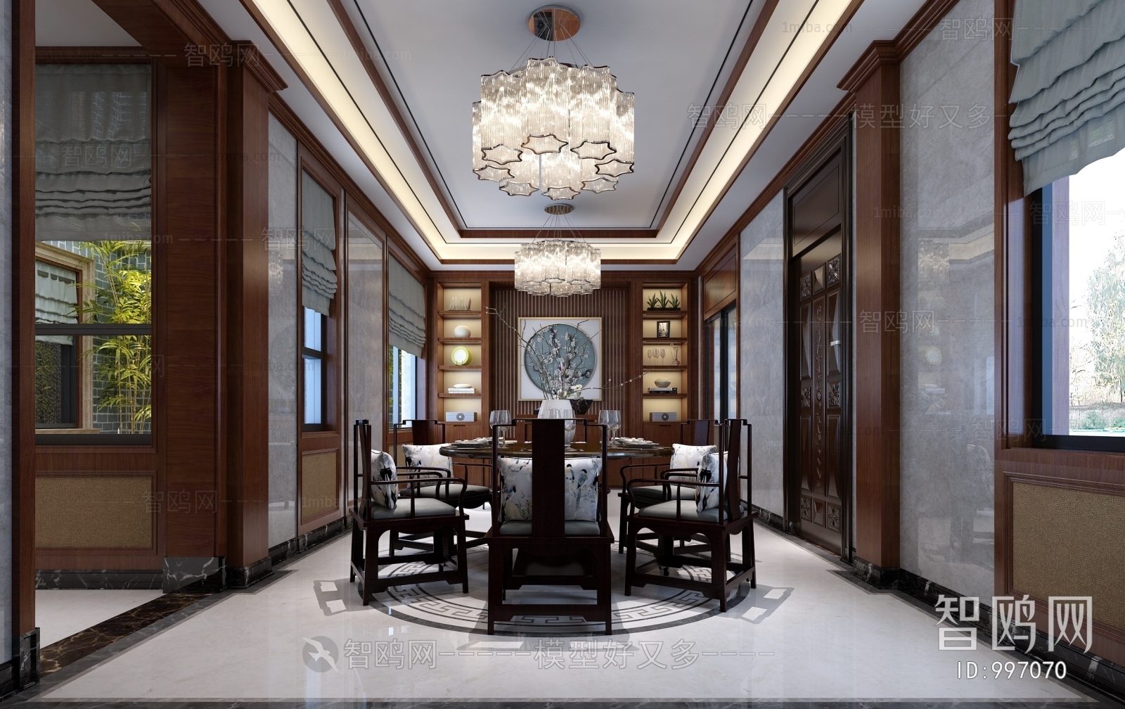 New Chinese Style Dining Room