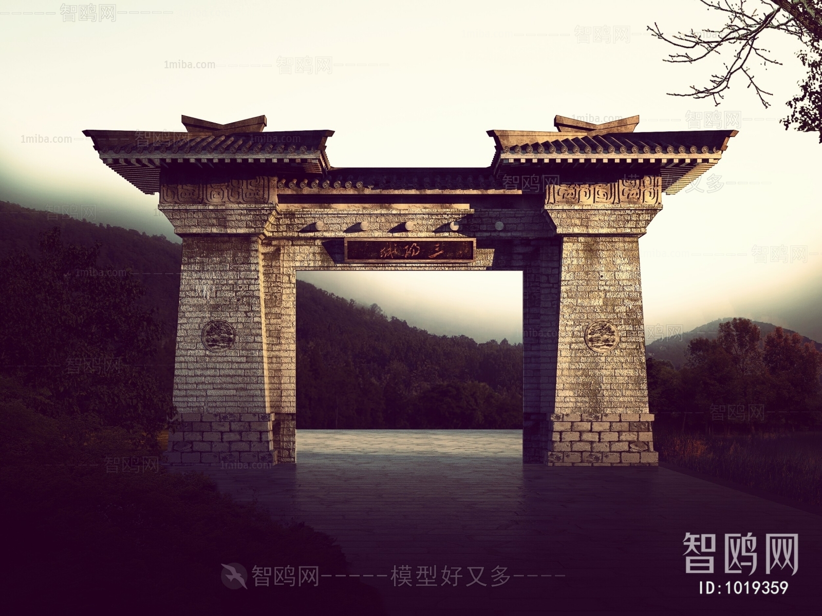 Chinese Style Ancient Architectural Buildings