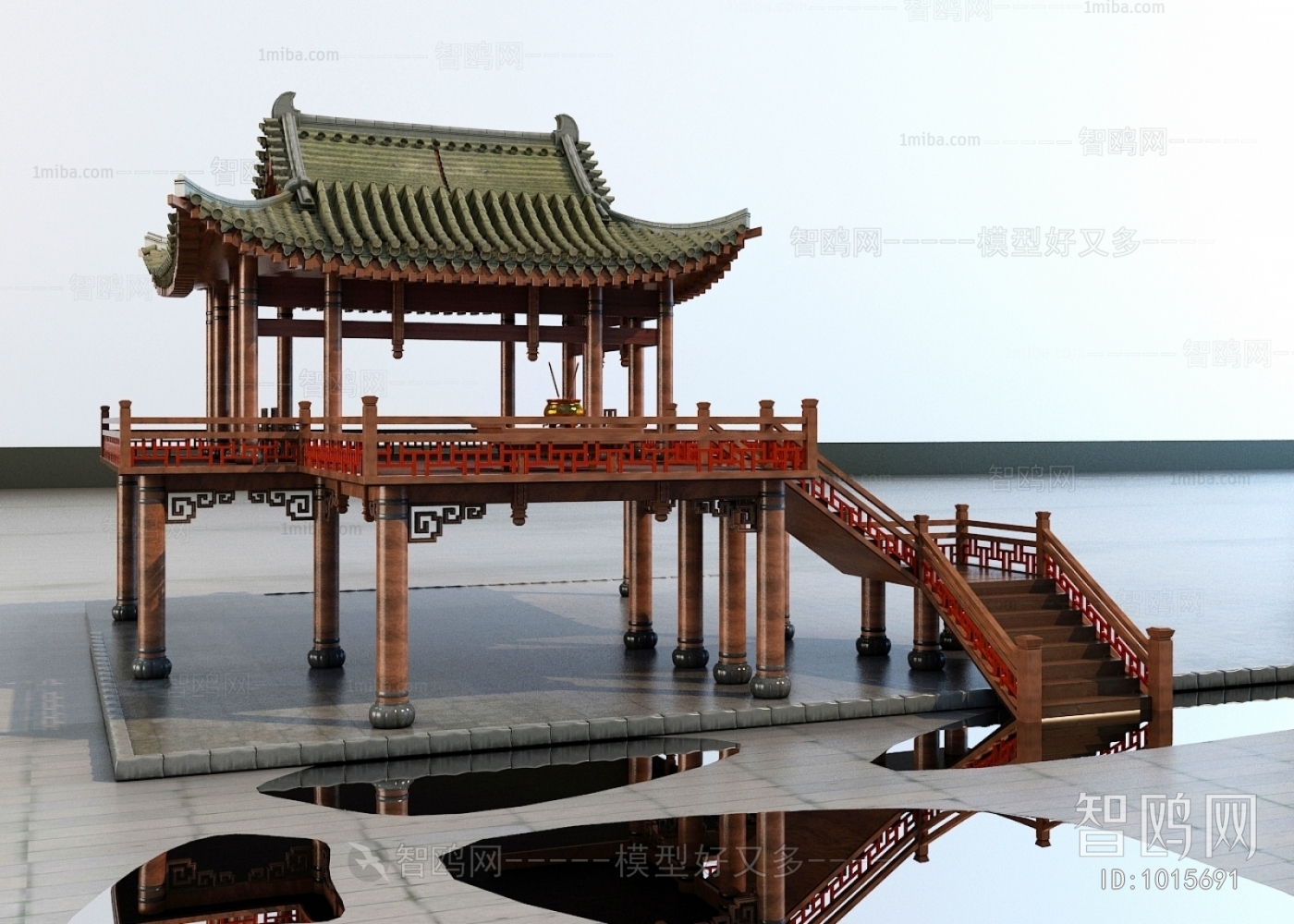 Chinese Style Ancient Architectural Buildings