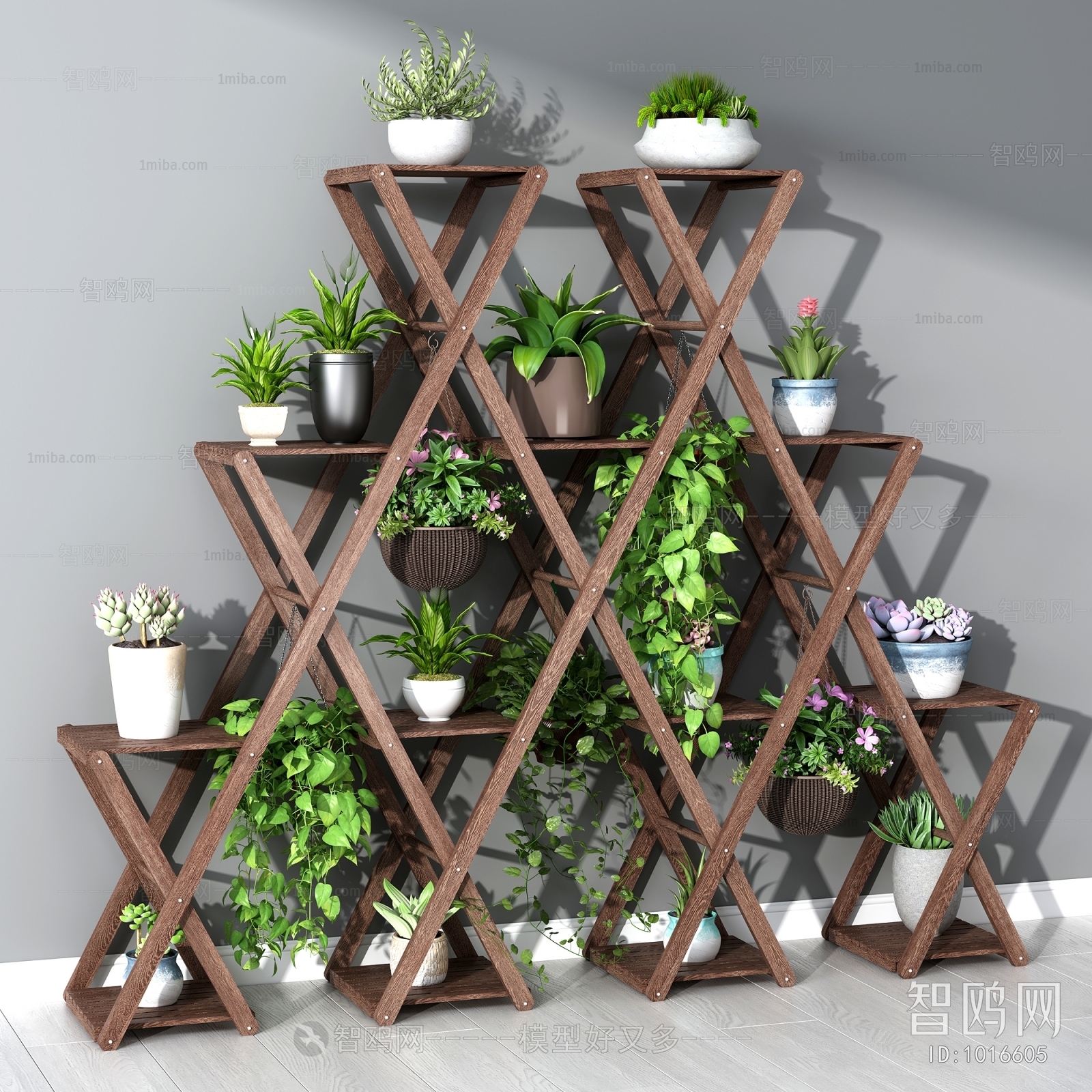 Modern Flower Shelf