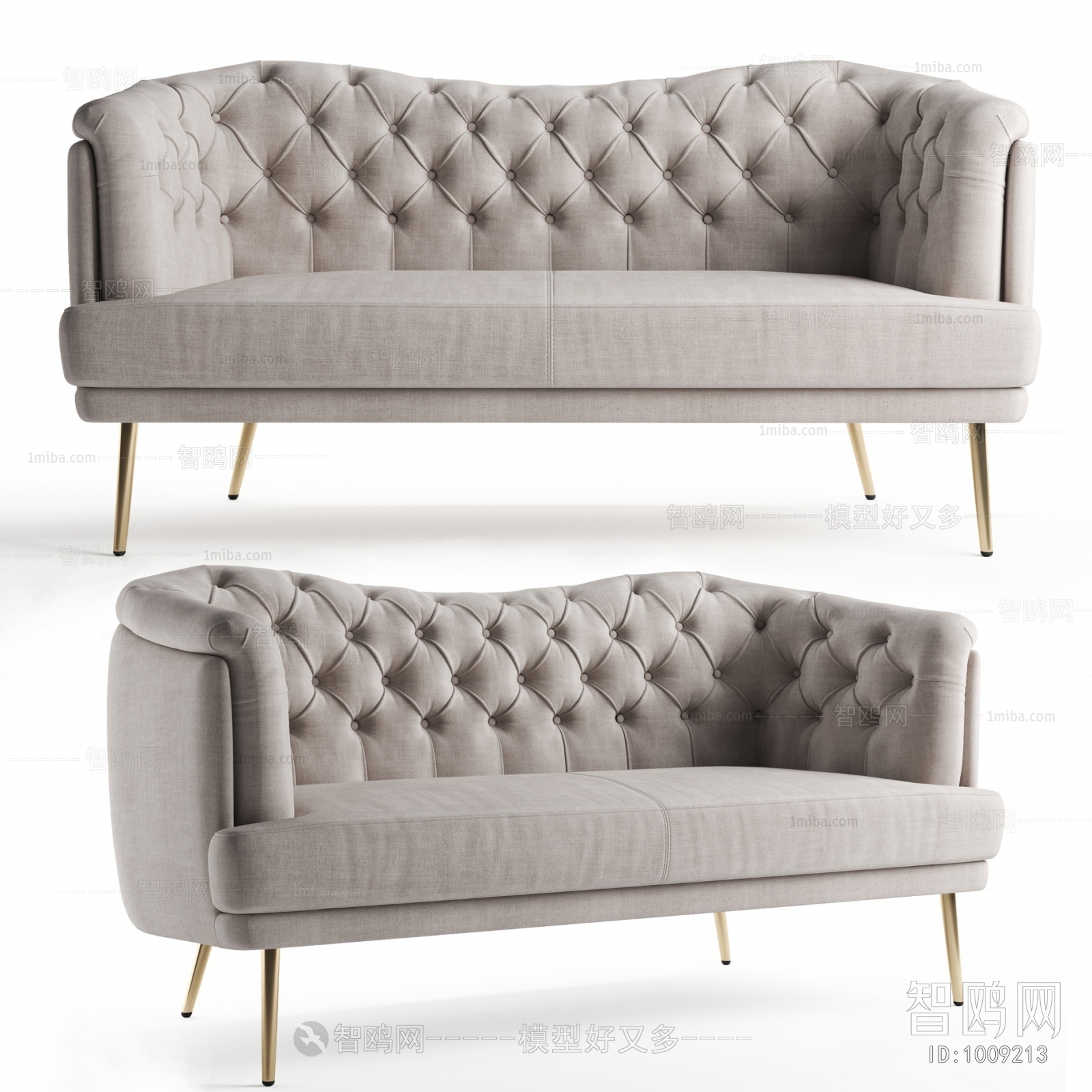 Simple European Style A Sofa For Two