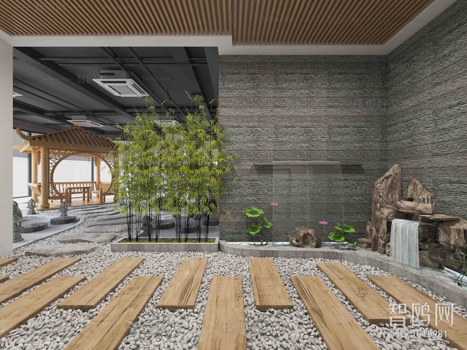 New Chinese Style Courtyard/landscape