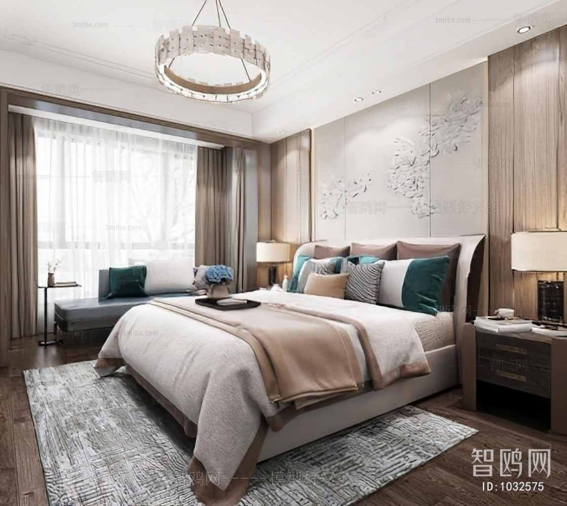 New Chinese Style Bedroom