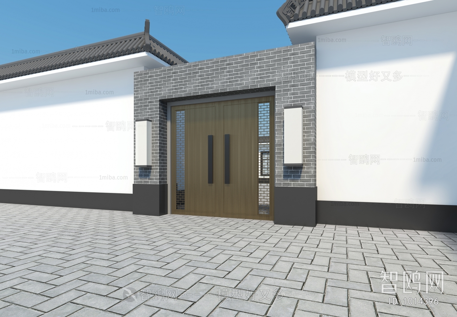 New Chinese Style Building Appearance