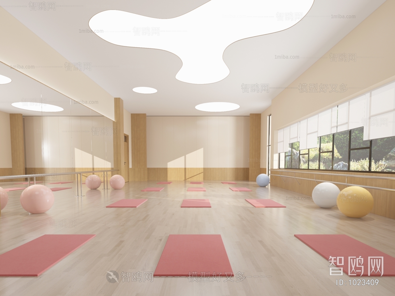 Modern Yoga Room