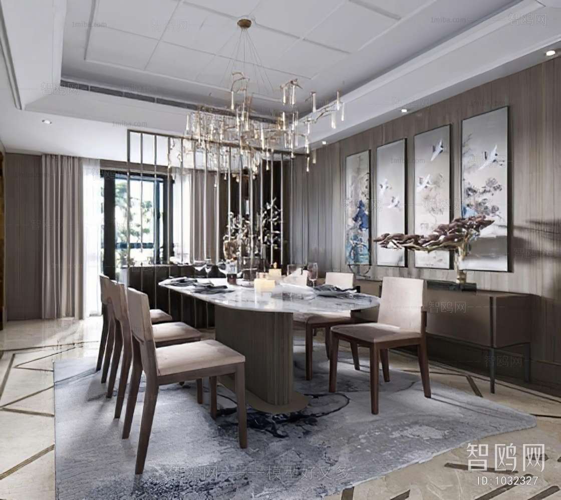 New Chinese Style Dining Room