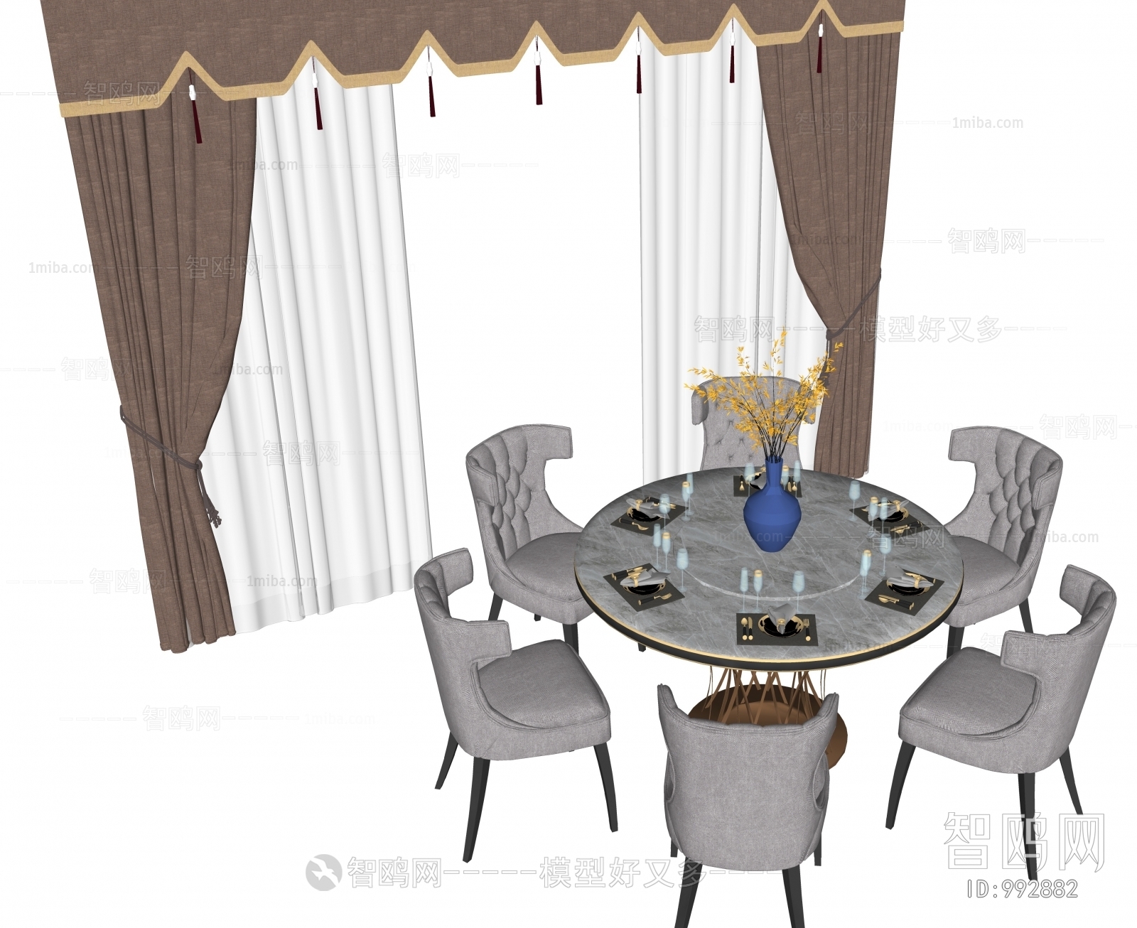 American Style Dining Table And Chairs