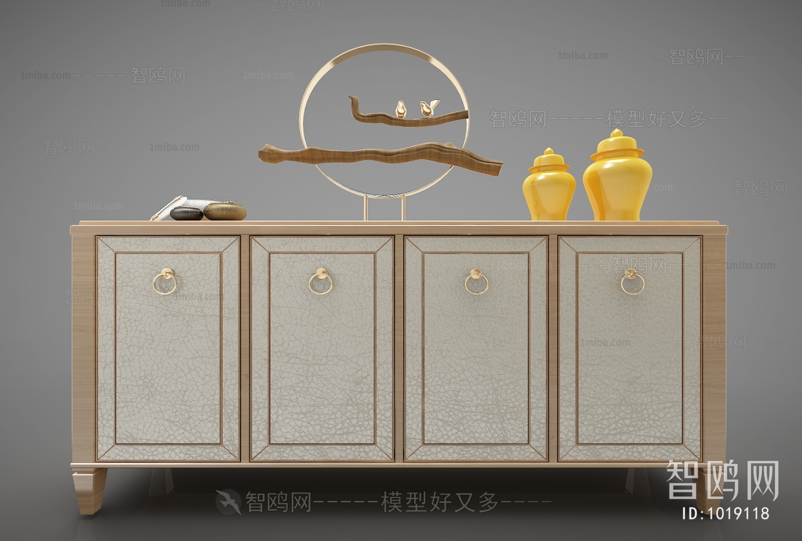 New Chinese Style TV Cabinet