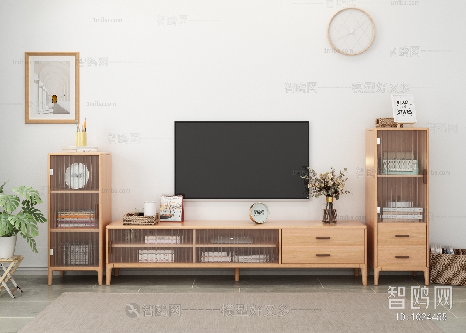 Nordic Style TV Cabinet