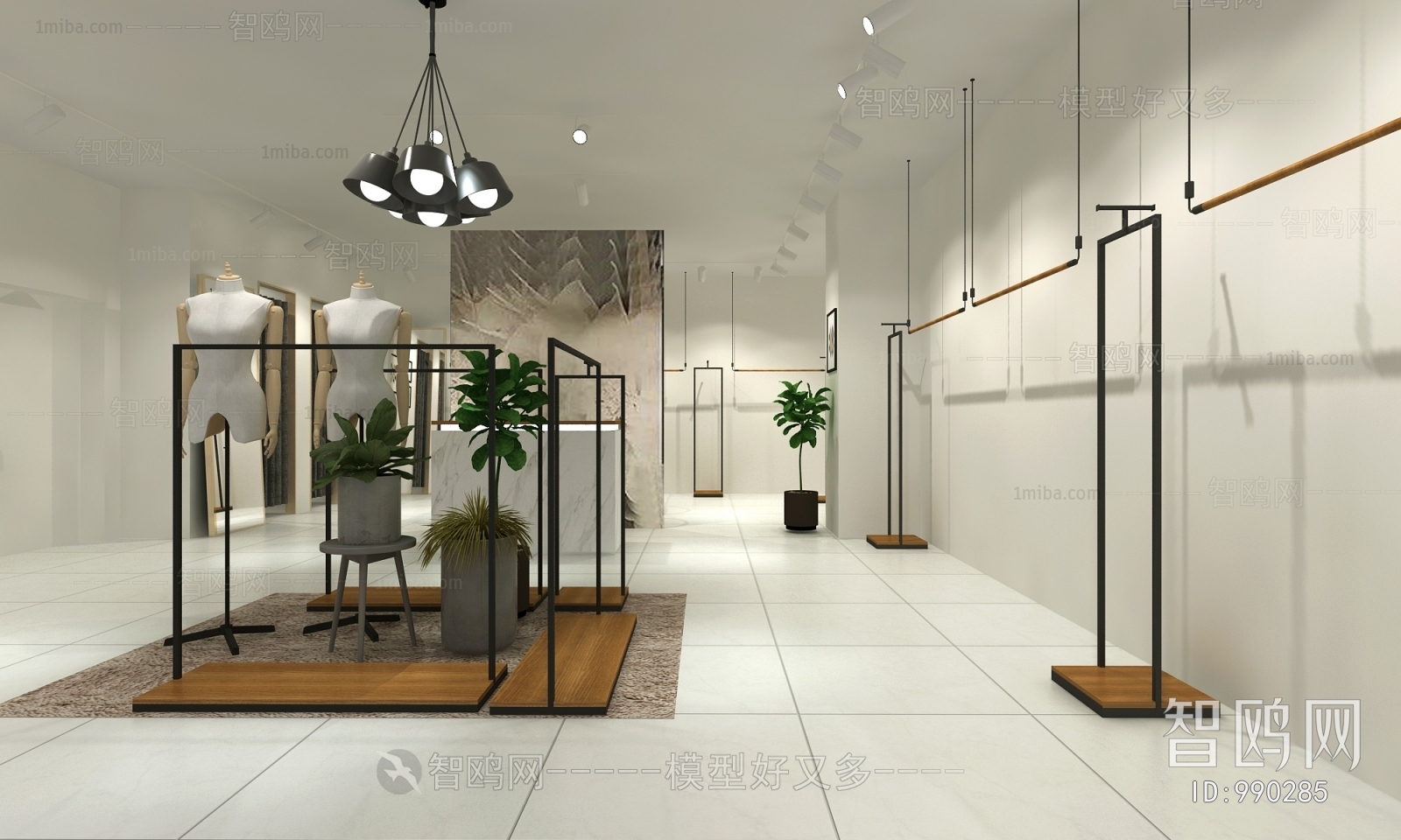 Industrial Style Clothing Store