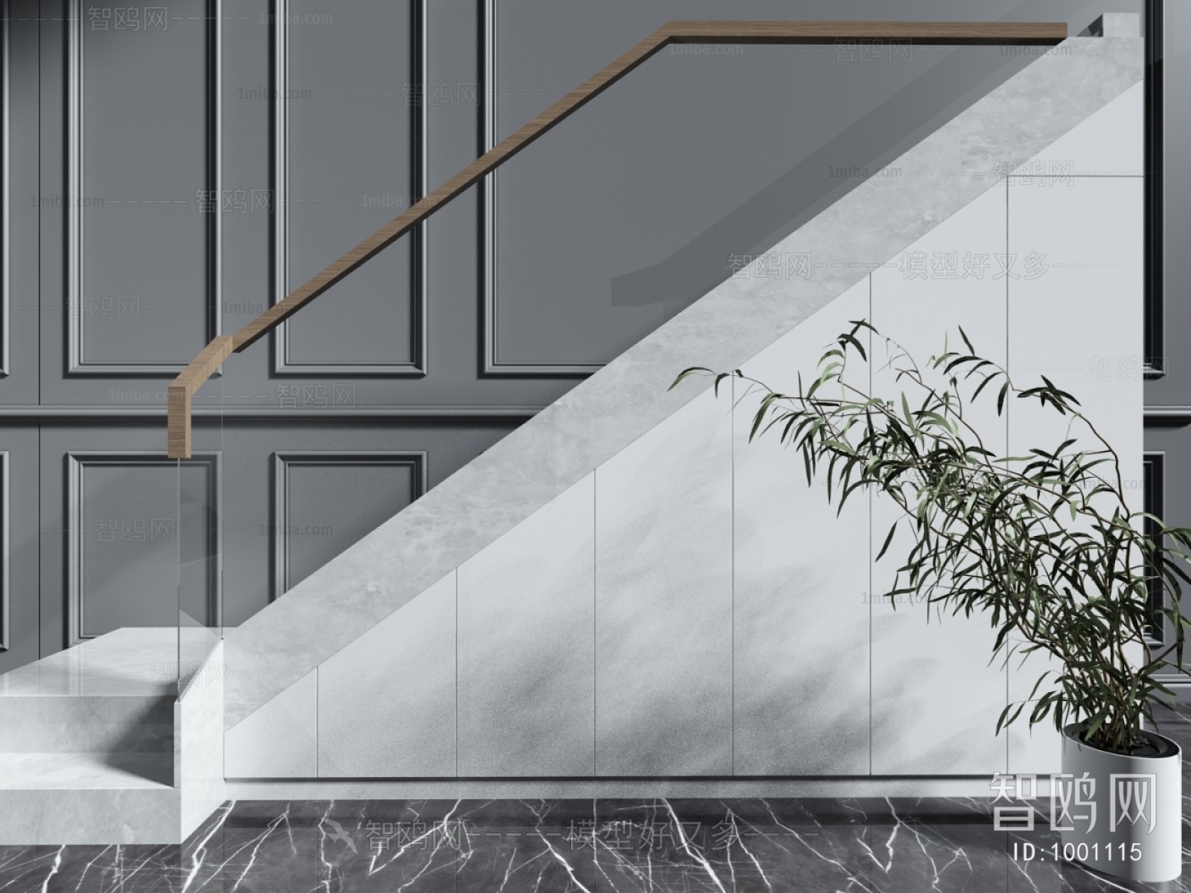 Modern Stair Balustrade/elevator