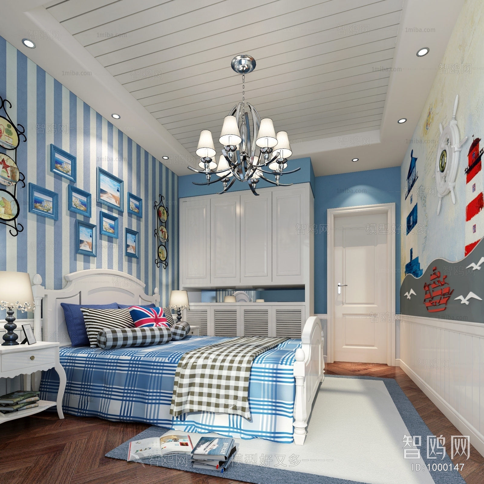 Mediterranean Style Children's Room