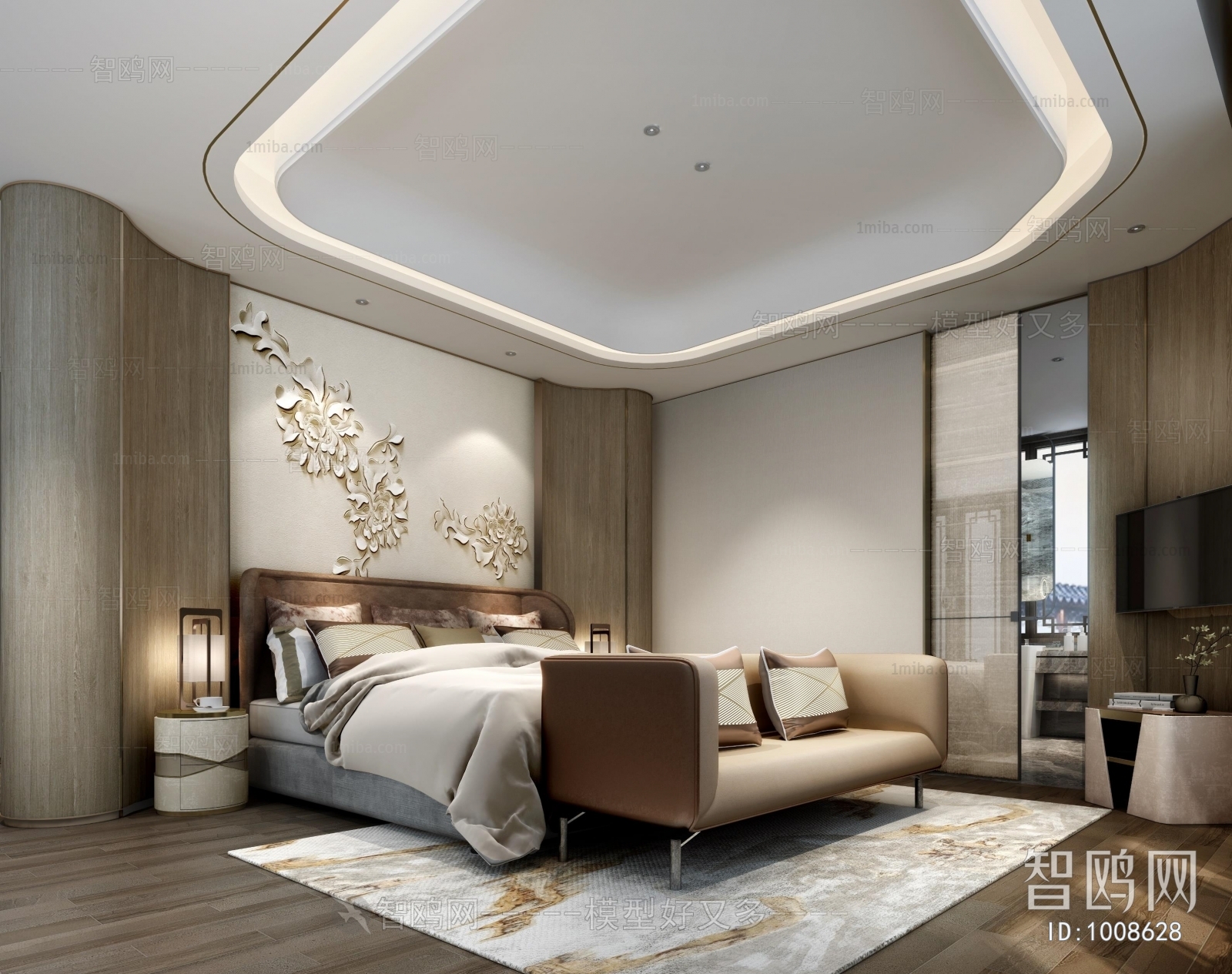 New Chinese Style Bedroom