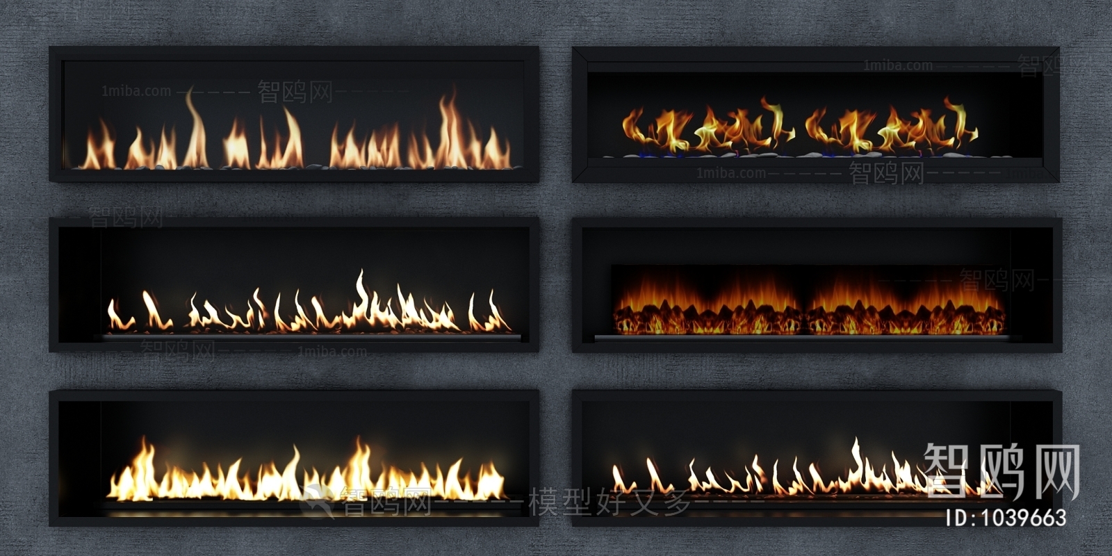 Modern Electronic Fireplace