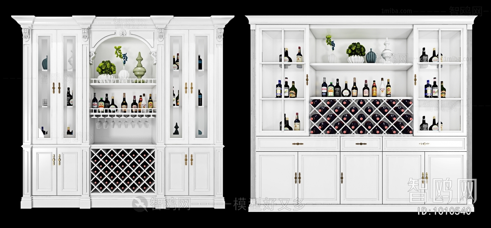 European Style Wine Cabinet