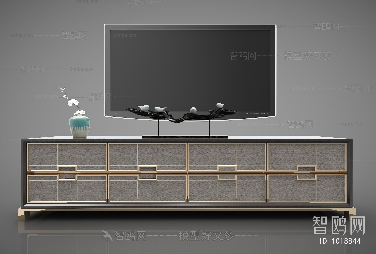 New Chinese Style TV Cabinet