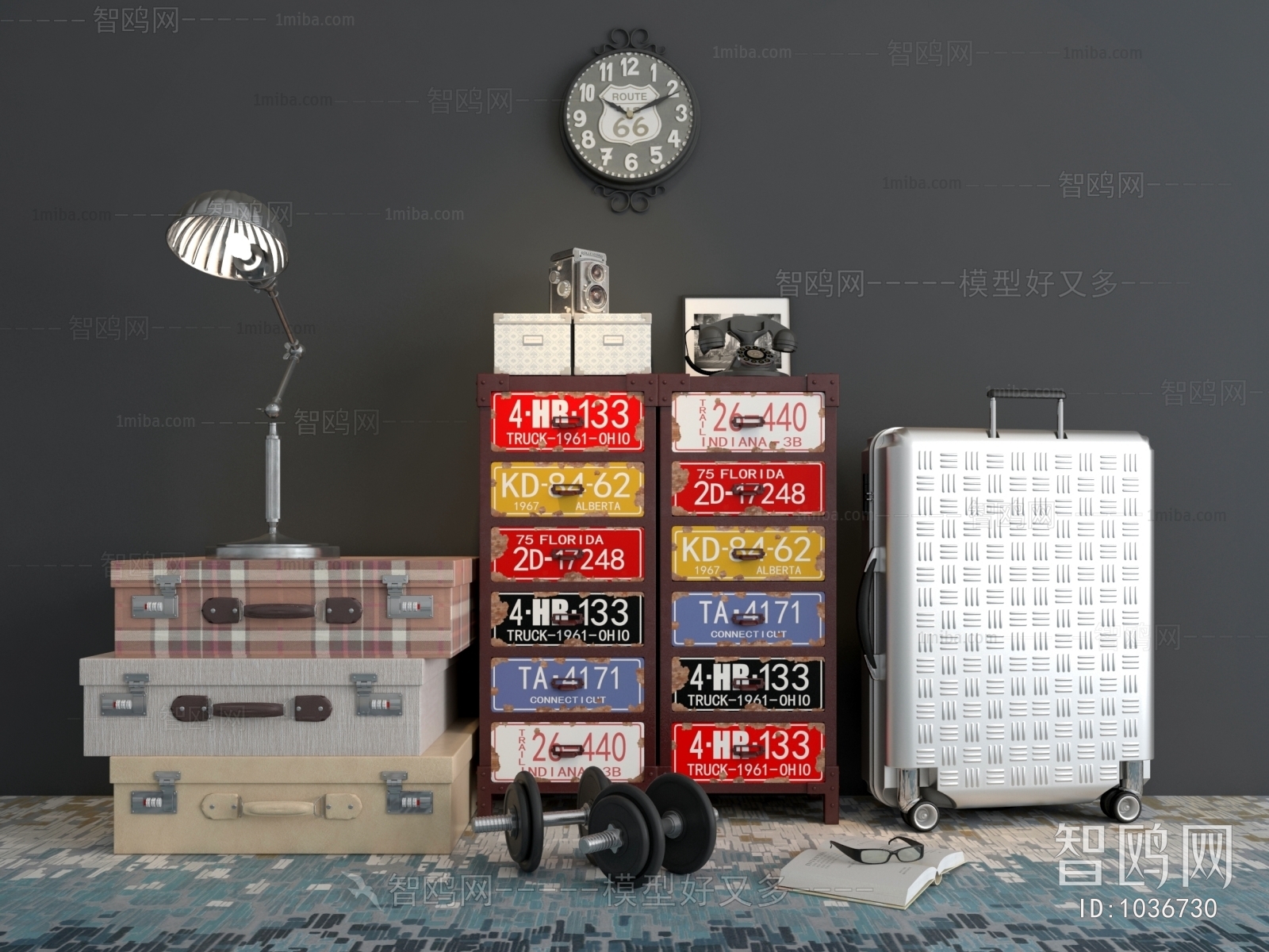 Industrial Style Retro Style Chest Of Drawers