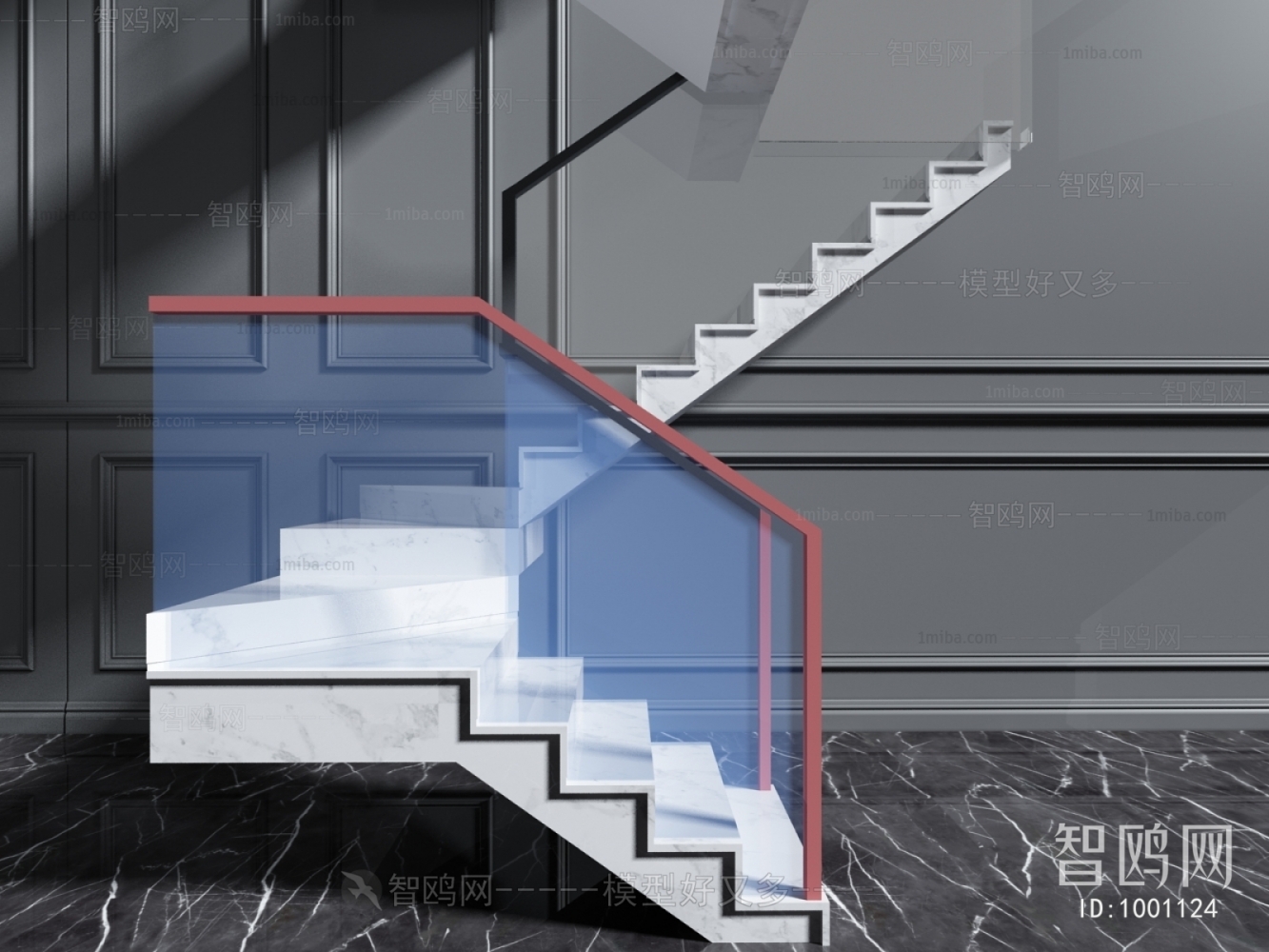 Modern Stair Balustrade/elevator