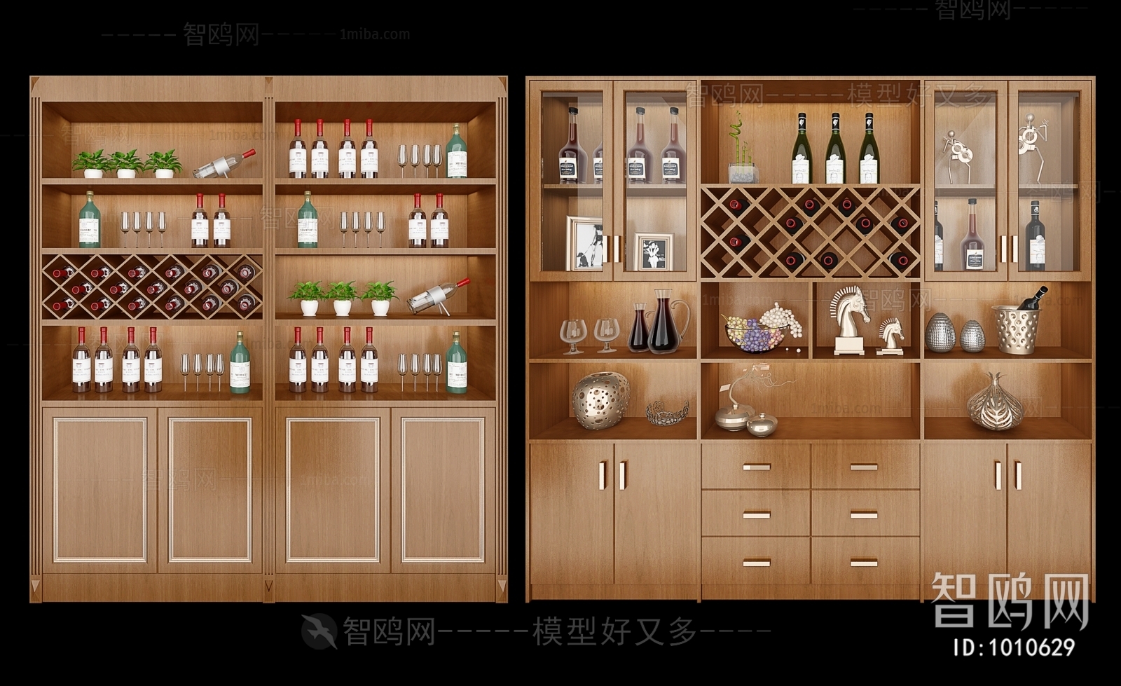 Chinese Style Wine Cabinet