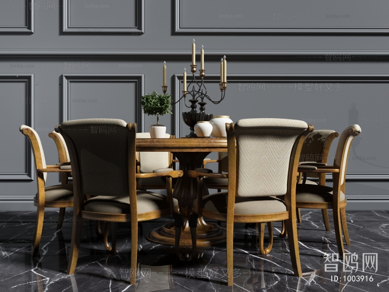 American Style Dining Table And Chairs