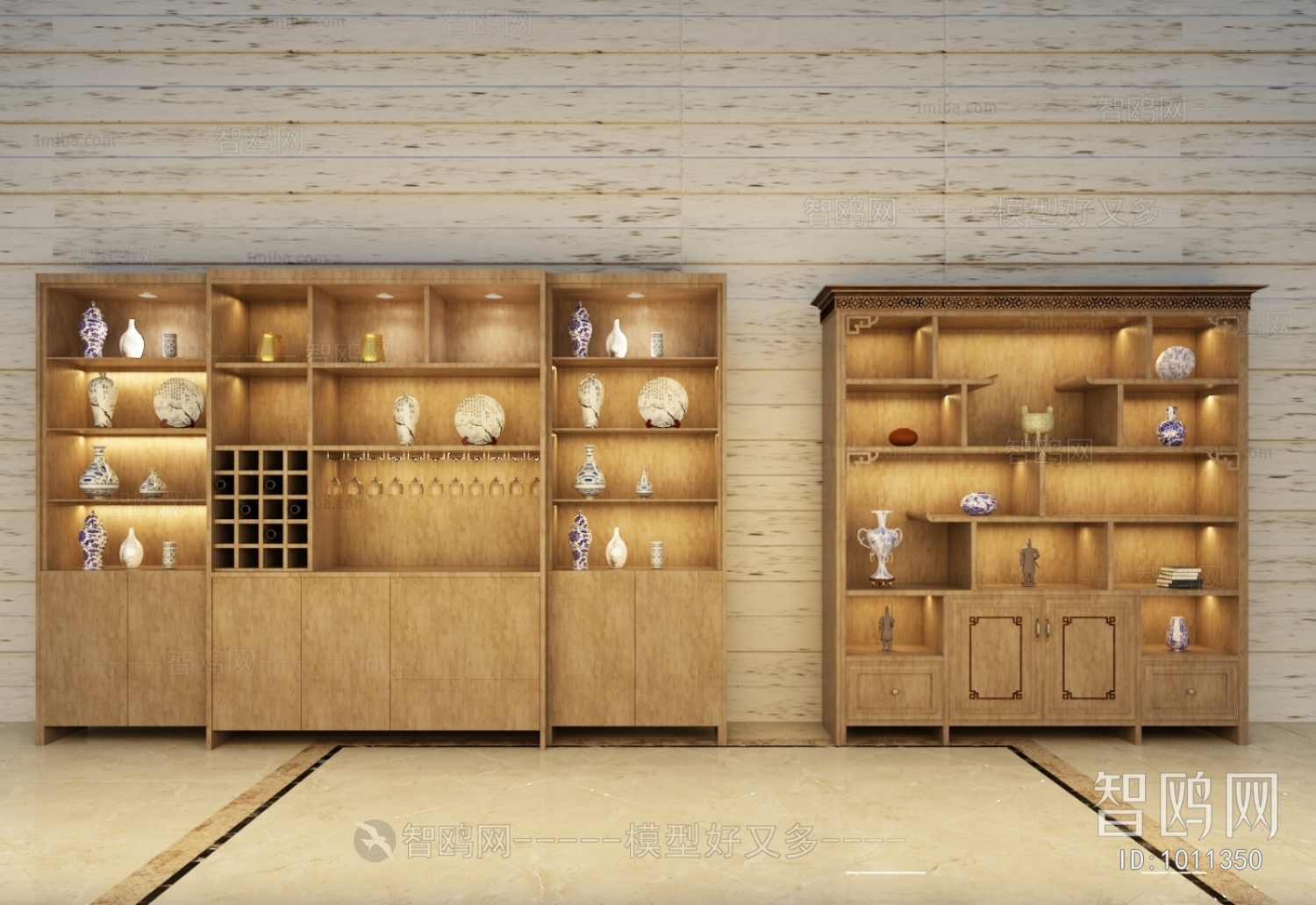 New Chinese Style Decorative Cabinet