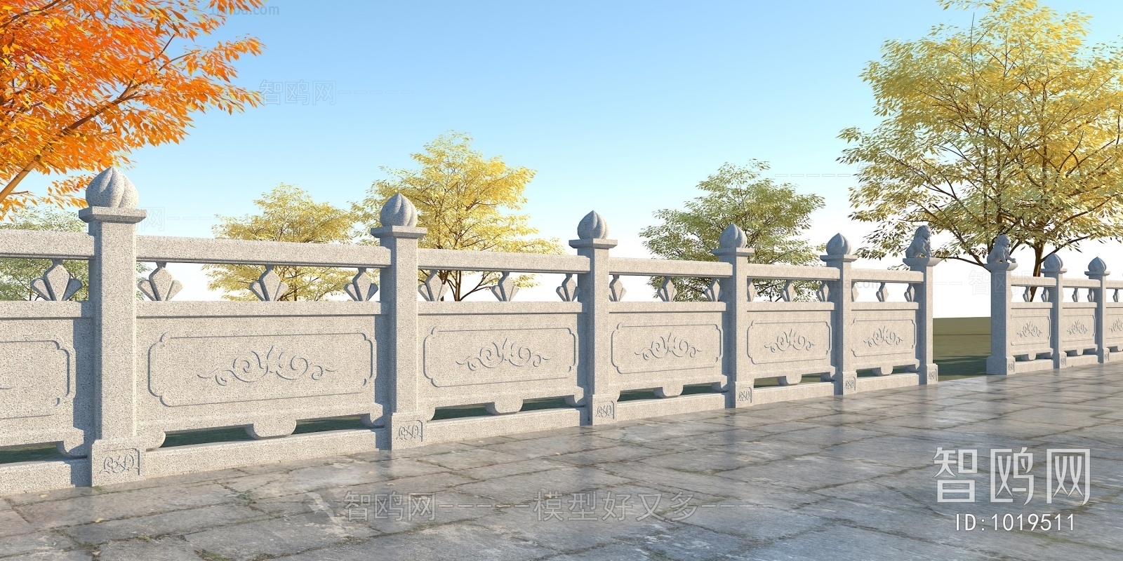 Chinese Style Guardrail