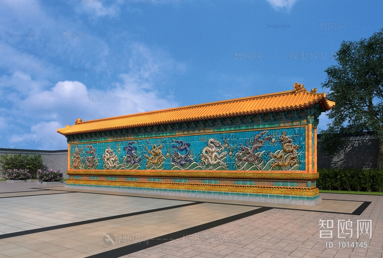 Chinese Style Building Component