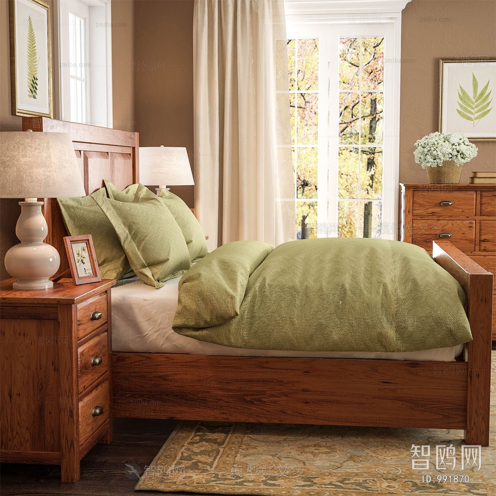 American Style Double Bed