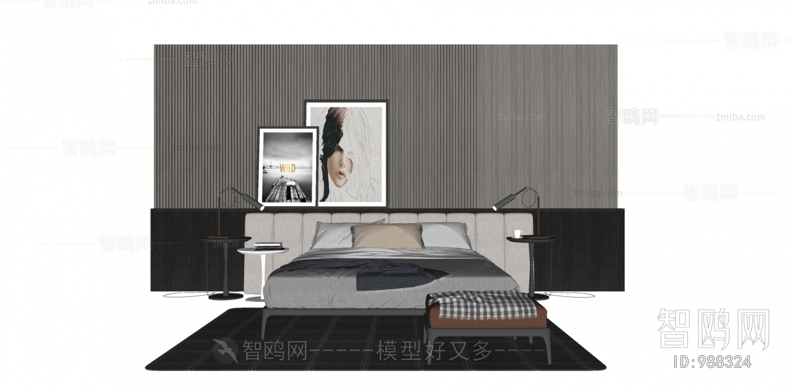 Modern Double Bed